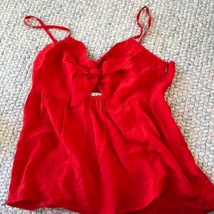 Madewell silk knot cami 00